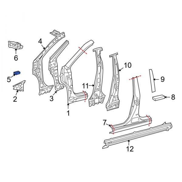 Body A-Pillar Insulator