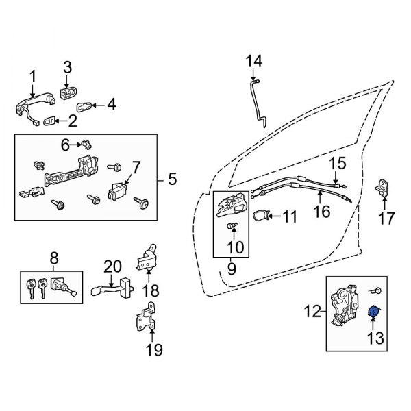 Door Latch Seal