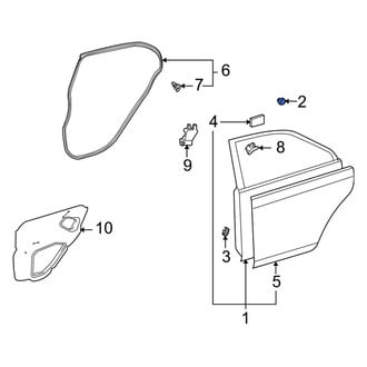 Toyota OE - Front Door Stop