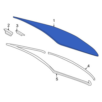 Toyota OE - Rear Back Glass