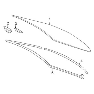 Toyota OE - Back Glass - Glass