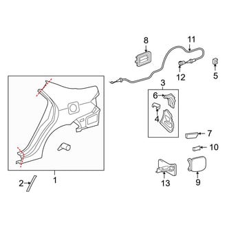 Toyota OE - Quarter Panel & Components (USA Built)