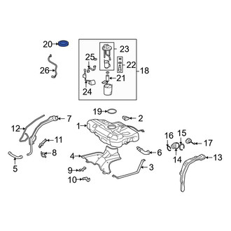 Toyota OE - Fuel Tank Lock Ring