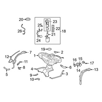 Toyota OE - Fuel System Components (Japan Built)