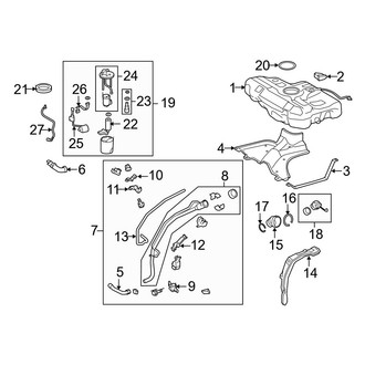 Toyota OE - Fuel System Components (USA Built)