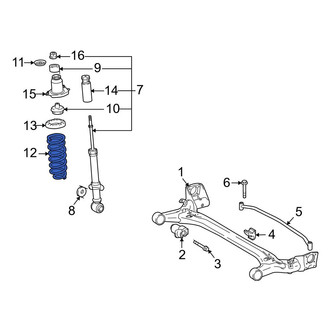 Toyota OE - Rear Coil Spring