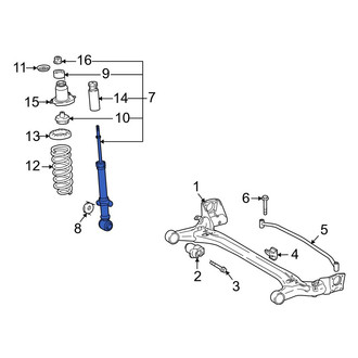 Toyota OE - Rear Suspension Strut