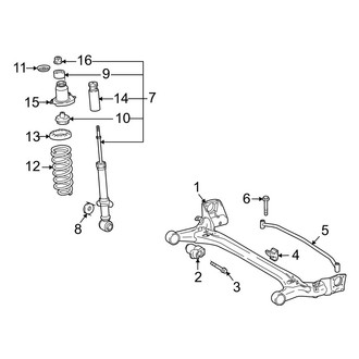 Toyota OE - Rear Suspension - Suspension Components (Japan Built)