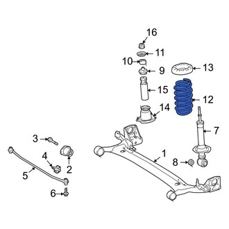 Toyota OE - Rear Coil Spring