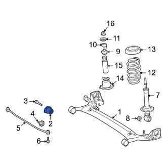 Toyota OE - Rear Axle Support Bushing
