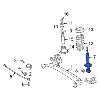 Toyota OE - Rear Suspension Strut