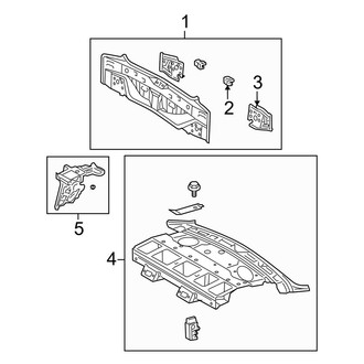 Toyota OE - Rear Body & Floor - Rear Body