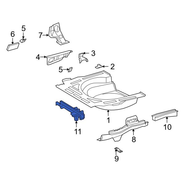 Floor Pan Crossmember