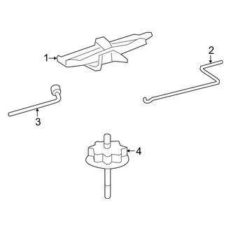 Toyota OE - Rear Body & Floor - Jack & Components