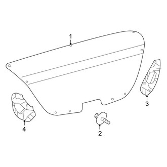 Toyota OE - Trunk Lid - Interior Trim