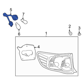 Toyota OE - Rear Tail Light Wiring Harness