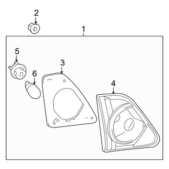 Toyota OE - Rear Lamps - Backup Lamps (USA Built)