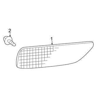 Toyota OE - Rear Lamps - Rear Reflector