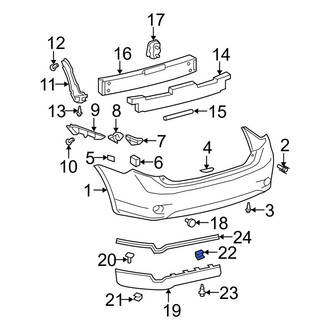 Toyota OE - Valance Panel Clip