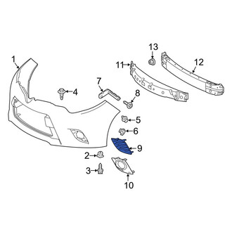 Toyota OE - Front Left Bumper Cover Spacer Panel