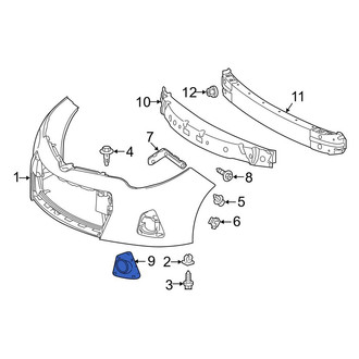Toyota OE - Front Left Fog Light Trim