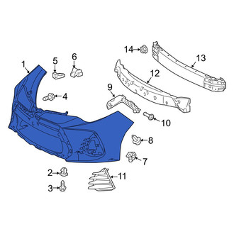 Toyota OE - Front Bumper Cover