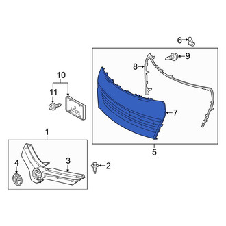 Toyota OE - Front Lower Grille