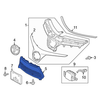 Toyota OE - Front Lower Grille