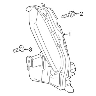 Toyota OE - Front Lamps - Daytime Running Lamp Components (With Sport Type Bumper)