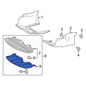 Toyota OE - Front Center Radiator Support Splash Shield