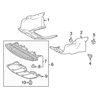 Toyota OE - Radiator Support - Splash Shields