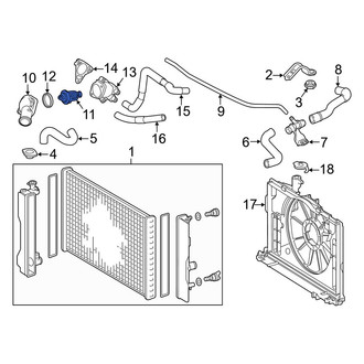 Toyota OE - Engine Coolant Thermostat