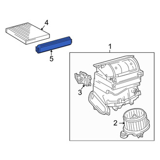 Toyota OE - Cabin Air Filter Cover