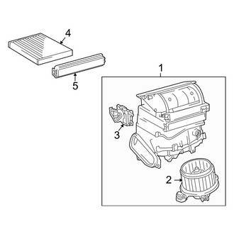 Toyota OE - Air Conditioner & Heater - Blower Motor & Fan (With Climate Control)