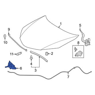Toyota OE - Front Hood Latch
