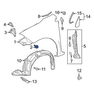 Toyota OE - Fender Bolt