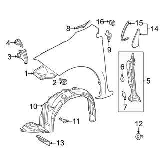 Toyota OE - Fender & Components