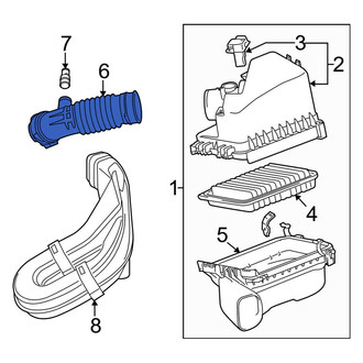 Toyota OE - Engine Air Intake Hose