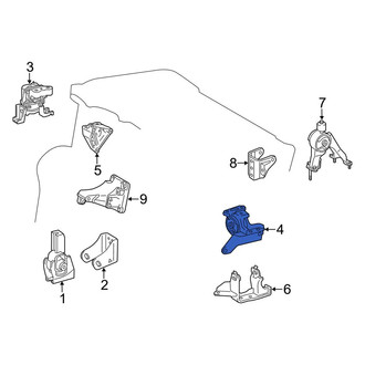 Toyota OE - Left Engine Mount