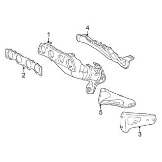 Toyota OE - Exhaust System - Manifold (L / LE / LE Eco / S / Special Edition)