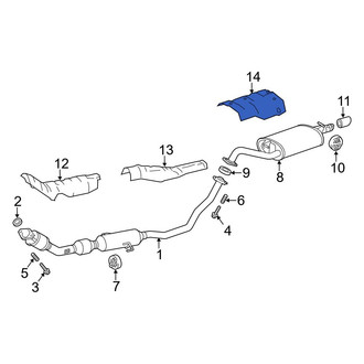 Toyota OE - Rear Floor Pan Heat Shield