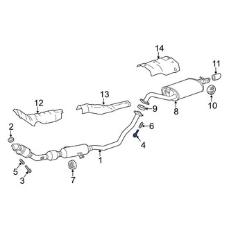 Toyota OE - Rear Exhaust Bolt