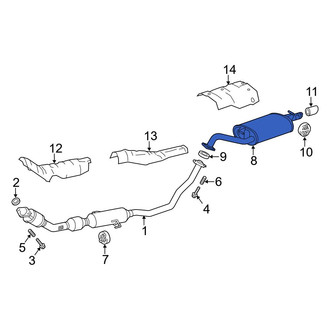Toyota OE - Exhaust Muffler