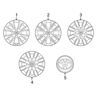 Toyota OE - Wheels - Covers & Trim
