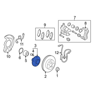 Toyota OE - Front Wheel Hub