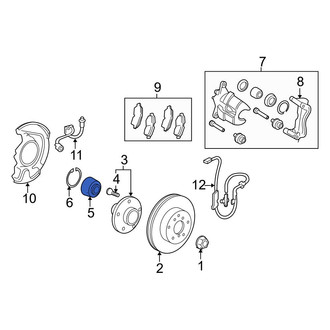 Toyota OE - Front Wheel Bearing