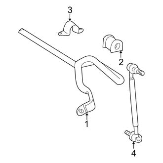 Toyota OE - Front Suspension - Stabilizer Bar & Components