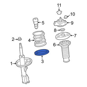 Toyota OE - Front Lower Suspension Strut Insulator