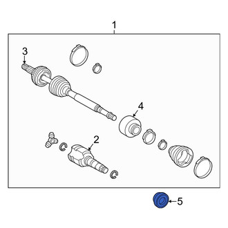 Toyota OE - Right CV Axle Shaft Seal