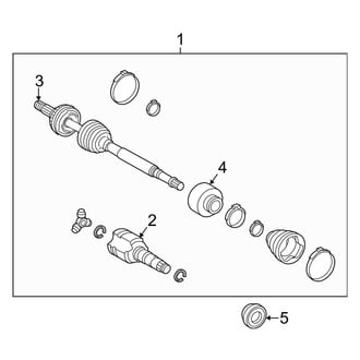 Toyota OE - Front Suspension - Drive Axles